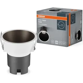 Osram Einbau-Downlight 10W schwarz/Acryl/Aluminium