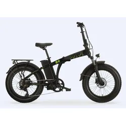 VENICE Elektro-Kompaktfahrrad / Faltrad N-VER FOLDING  20 Zoll, black 20