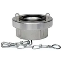 Riegler Storz-Blindkupplung, Kette, Alu, Storz-Größe 65, KA 81 mm