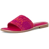 Marco Tozzi Damen Pantoletten Pink Textil Größe: 37 - Rosa - 37