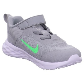 Nike Revolution 6 Baby/Toddler light smoke grey/dark smoke grey/chrome/green strike 25