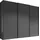 STAUD Schwebetürenschrank Sinfonie Plus 280 x 222 x 68 cm Grau
