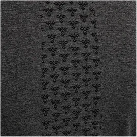 hummel hmlCI Seamless langarm Trainingsshirt Damen black melange L