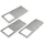 Kalb Material Für Möbel Einbaustrahler 3er Set Aluminium