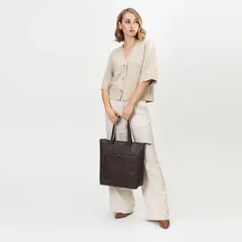 farmhood Nashville Shopper Leder Dark Brown
