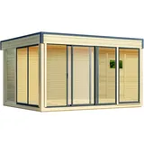 Wolff Finnhaus Design-Gartenhaus Finn Cube 4x3 Typ 2 ISO (inkl. isolierte Wand-, Dach- und Glaselemente) Finn Cube Typ