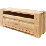 MASSIVMOEBEL24.DE KENT TV-Board 123x40x53 cm Beige Holz