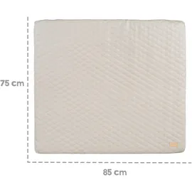 roba Wickelauflage Luxe Hellgrau ca. 85x75cm