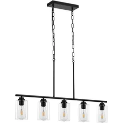 VEVOR 5-Licht Küche Insel Pendelleuchten 60W verstellbar Esszimmer Licht E27