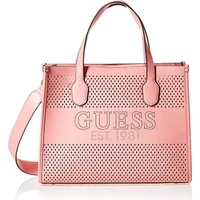 GUESS Schultertasche Katey Perf Small Tote Pink