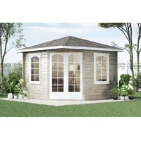 Alpholz Gartenhaus Viking Spitzdach Tauchimprägniert 326 cm x 326