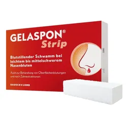 Gelaspon Strip zur Blutstillung und Wundversorgung 4 St Streifen