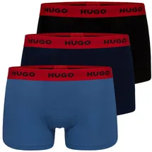 hugo underwear Trunk »TRUNK TRIPLET PACK«, (Packung, 3 St.), mit Logoschriftzug auf dem Bund, Gr. L, Open Miscellaneous 970, , 11915318-L