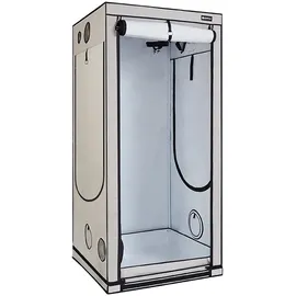 HOMEbox Growbox Wachstumszelt 100 x 100 x 220 cm Schwarz