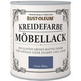 Rust-Oleum Kreidefarbe Möbellack, auf Wasserbasis, hohe Ergiebigkeit, kein Schleifen oder Grundieren, Tinte Blau, 750ml...