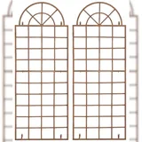 CLP Rankgitter Viva 2er Set 60 x 30 cm Antik Braun