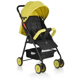 Moni Kinderwagen, Buggy Capri klappbar, Sicherheitsgurt, Rückenlehne verstellbar gelb