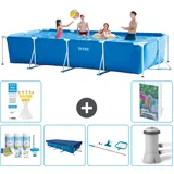 Rechteckiger Frame Pool - 450x220x84 Cm - 7-teilig  S162