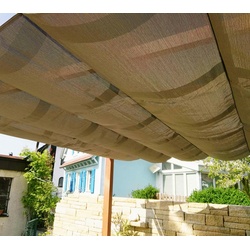 Paragon Outdoor Polyester Sonnensegel für Pavillon Florida Serie | Braun