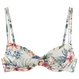 LASCANA Bügel-Bikini-Top Damen creme bedruckt Gr.36 Cup B