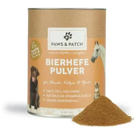 Paws & Patch reines BIERHEFE PULVER 250g für Hunde & Katzen