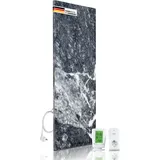 marwona 800 Watt Naturstein Infrarotheizung mit Digitalthermostat - Wandheizung - Germany - Shadow Grey - Dunkelgrau