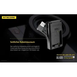 Nitecore UL109 - für Leica Cameras