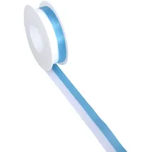 Deko AS GmbH Vereinsband - blau, weiß - 25 mm x 25 m - 2436 25 81