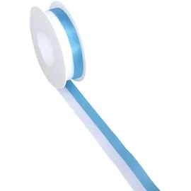 Deko AS GmbH Vereinsband - blau, weiß - 25 mm x 25 m - 2436 25 81