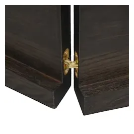 vidaXL Waschtischplatte Dunkelbraun 120x60x(2-4)cm Massivholz