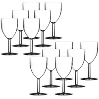 MEPAL Kunststoff-Weingläser 12er Set Gläser