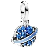Pandora ME Planet mit Farbverlauf Mini-Charm-Anhänger aus Sterling Silber mit künstlichem Kristall, Kompatibel ME und Moments, 793448C01