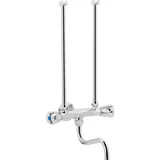 KWC Zweigriffmischer Waschtisch Niederdruck Chrom