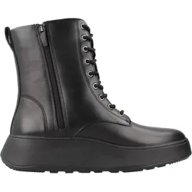 FitFlop F-Mode Lederstiefeletten schwarz