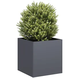 vidaXL Pflanzkübel 80 x 40 x 40 cm Anthrazit