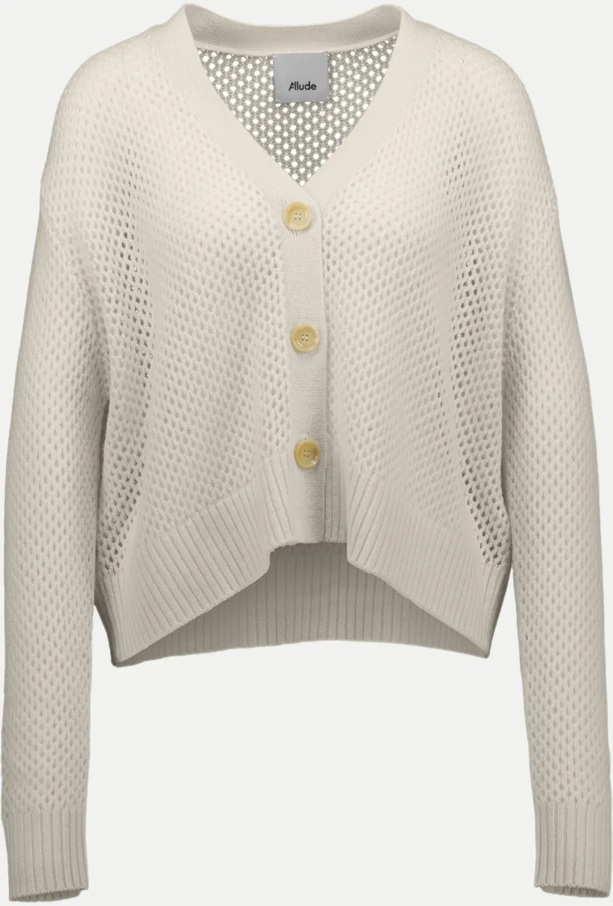 Cardigan mit V-Ausschnitt Beige S