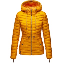 MARIKOO Damen Designer Outdoorjacke Steppjacke mit Kapuze Aniyaa