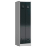 Classix Spind anthrazit, lichtgrau X-510708, 1 Schließfach 50,0 x 50,0 x 180,0 cm