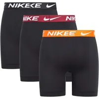 Nike Mädchen Boxer Brief 3pk Unterwäsche, Blk - Safety