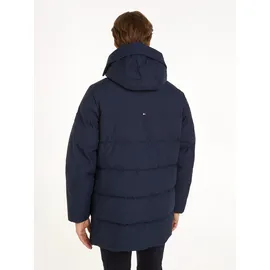 Tommy Hilfiger Parka TOMMY HILFIGER "ROCKIE UTILITY PARKA", Herren, Gr. L, blau (desert sky), Web, Obermaterial: 80% Polyamid, 20% Polyurethan. Futter: 100% Polyamid.