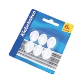 g. p. import von nonfood-waren gmbh Garderobenhaken 6er Pack Weiß