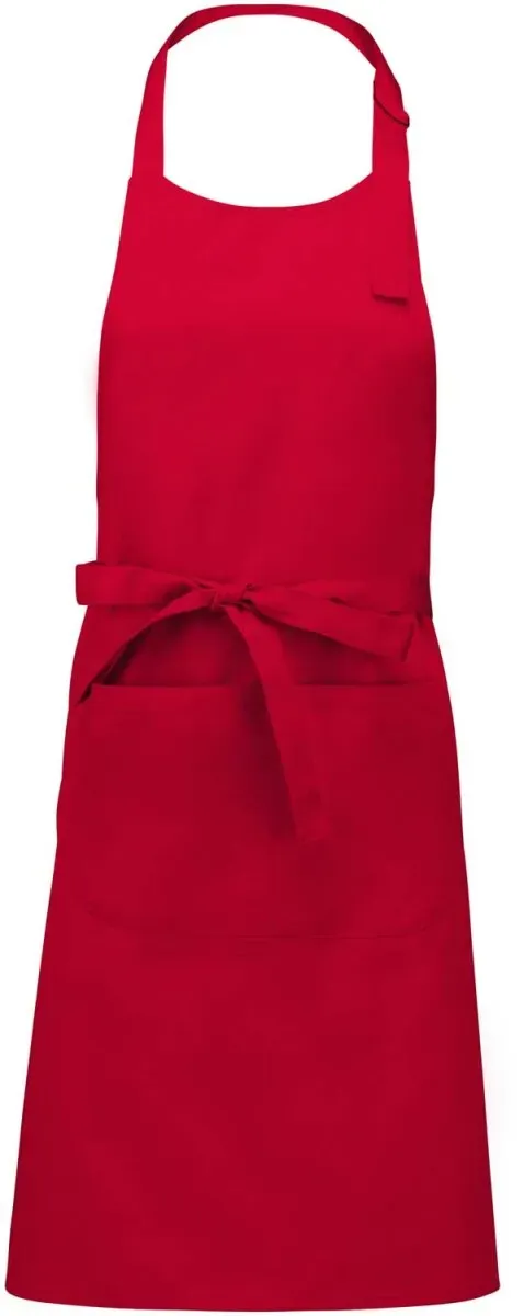 Kariban Latzschürze K885 red one size
