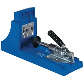 Kreg Jig K4 Starter Set ( K4 ) Tischler Komplettset Verbindungssystem aus Holz mit Bohrschablone K4, Stufenbohrer, Bit, Schrauben und Stopfen