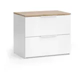 Vicco Kommode Wido 60 x 50 cm mit 2 Schubladen
