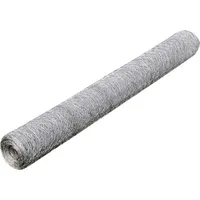 vidaXL Maschendraht 25 x 0,75 m Silbern