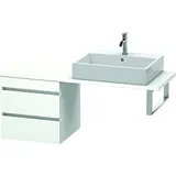 Duravit DuraStyle Waschtisch-Unterschrank DS532701818 50 x 47,8 cm, weiß matt, für Konsole, 2 Schubkästen