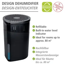 Wenko Luftentfeuchter Drop Schwarz