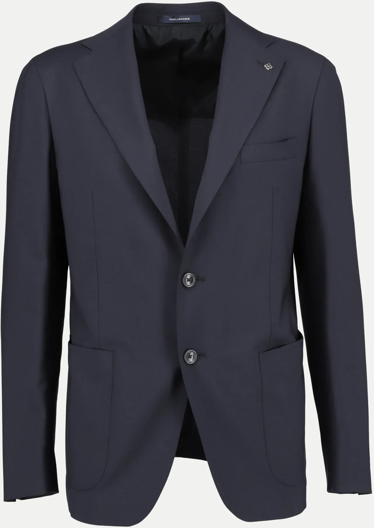 Anzug aus Wolle mit Stretch Blau 48