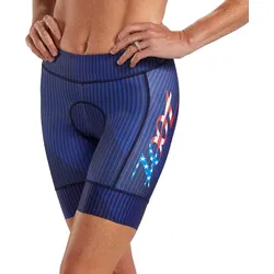 Sporthose Damen LTD Fahrrad Short - Stars & Stripes ZOOT 2XL