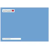 winwall Duschrückwand Duschrückwände ALU-Verbundplatte Dekor: Hellblau, (1-tlg), Wandverkleidung aus Alu blau 19 cm x 27 cm